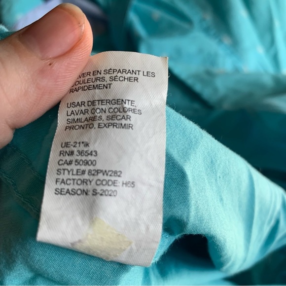 iZod Blue Turtle Button Down Men's Shirt Size Small - Picture 4 of 10